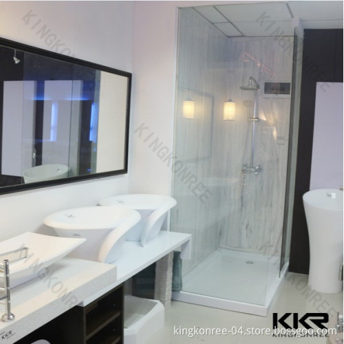 Solid Surface Stone Marble Bathroom Shower Wall Panels